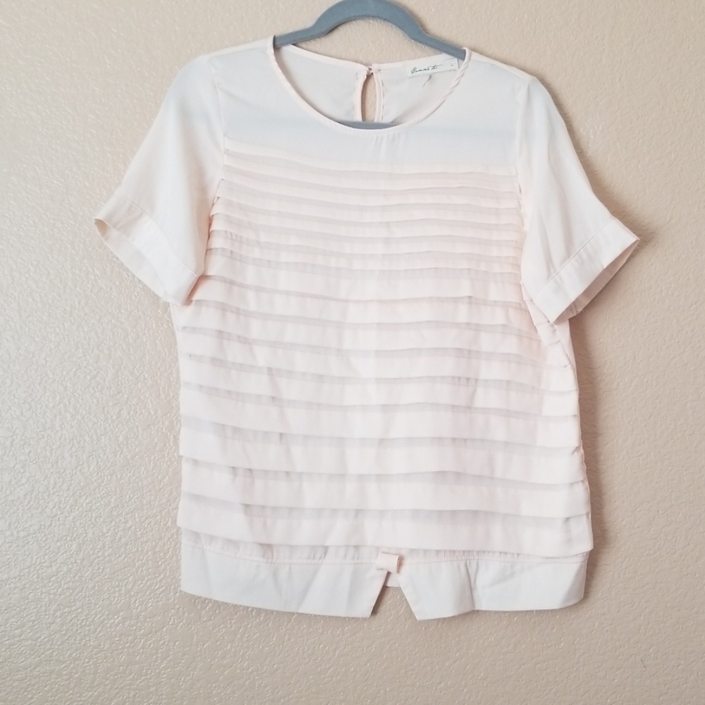Commé Toi Peach blouse